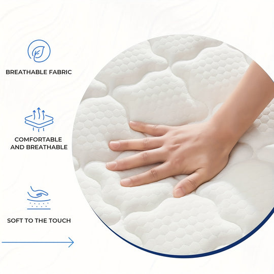 14inch Gel Memory Foam Coils Innerspring Hybrid Mattress, CertiPUR-US Certified, Pressure Relief & Support, Medium Firm