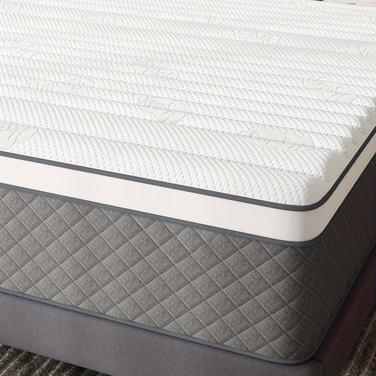 14 Inch Mattress, Cooling-Gel Memory Foam And Pocket Spring For Isolate Motion Hybrid Mattress, Full/Queen/King Mattress in a Box Medium Firm