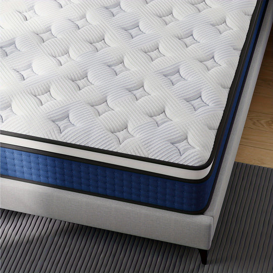 12/14 Inch Memory Foam Mattress, Hybrid Euro Mattress, Mattress Nonslip Pads For Ultimate Sleeping Comfort - Soft, Breathable, Pressure Relieving, Cooling, Twin/Full/Queen Size Optional