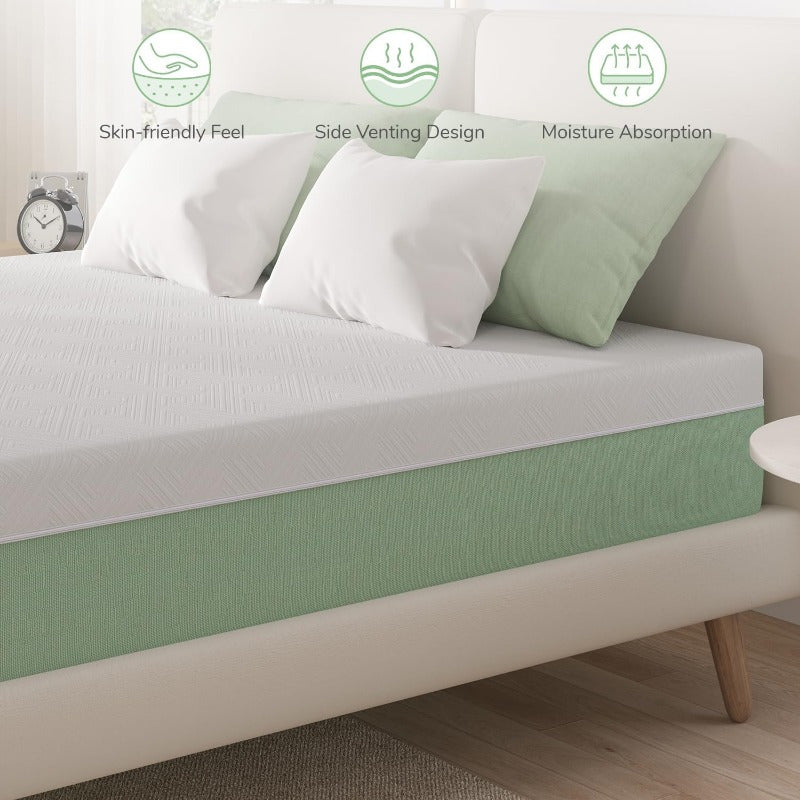 Novilla Mattress -12 Inch Gel Memory Foam Mattress in a Box for Cool Night & Motion Isolation, Medium Firm Feel Bed Mattress