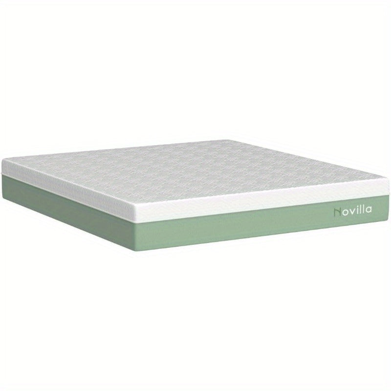 Novilla Mattress -12 Inch Gel Memory Foam Mattress in a Box for Cool Night & Motion Isolation, Medium Firm Feel Bed Mattress