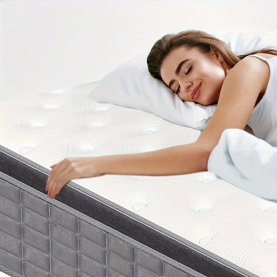 14 Inch Mattress Twin Full Queen King Size Hybrid Pocket Spring Mattresses In A Box