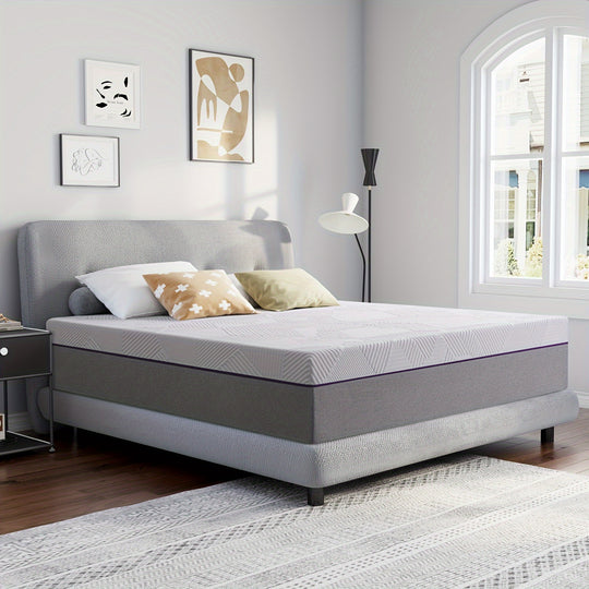 10-Inch/12-Inch/14-Inch Full/Queen Size Gel Memory Foam Mattress In A Box Hypoallergenic Removable Cover