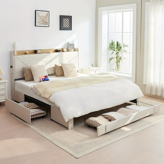 Bed Frame Full Size With Headboard