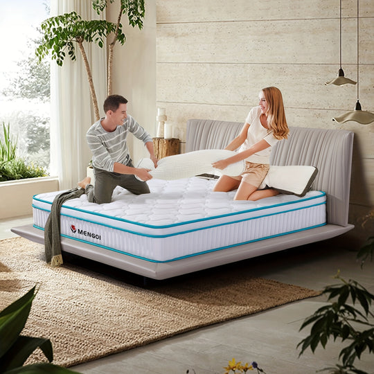 Memory Foam Hybrid Mattress, 10/12in Thickness Mattress Full, Queen, King Size in a Box, with Individual Pocket Spring for Motion Isolation & Silent Sleep, Pressure Relief, Plush Texturea mattress.