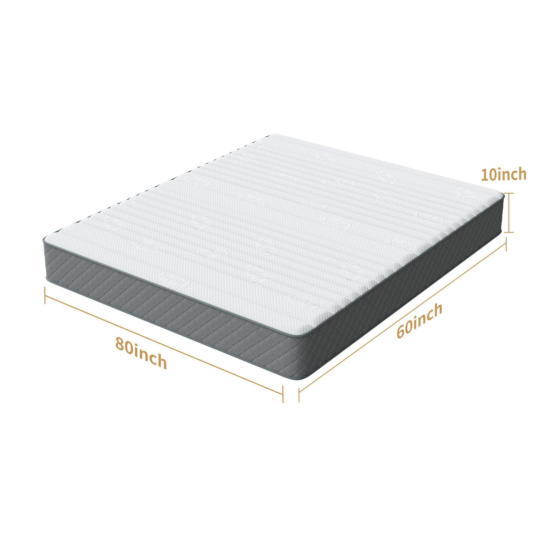 14 Inch Mattress, Cooling-Gel Memory Foam And Pocket Spring For Isolate Motion Hybrid Mattress, Full/Queen/King Mattress in a Box Medium Firm