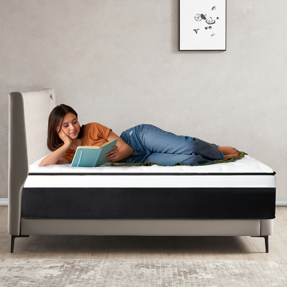 10/12/14 Inch Twin Full Queen  King Mattress Hybrid Mattress Gel Memory Foam Mattress Pocket Springs In A Box