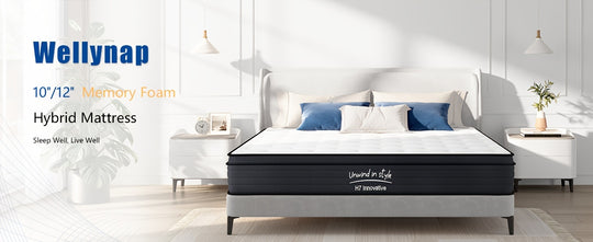 SogesSleep Queen Mattress, 12 Inch Hybrid Mattress Queen Size, Medium Firm Mattress With Memory Foam And Pocket Springs, Breathable Cover 10 Inch Queen Bed In A Box, 60"X80"X12"