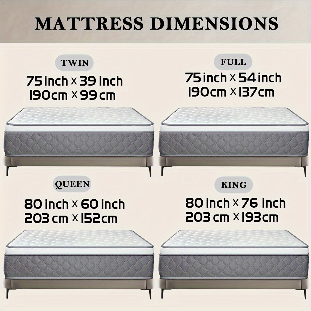 12 Inch Hybrid Mattress Twin Full Queen King in a Box Pocket Spring Mattresses