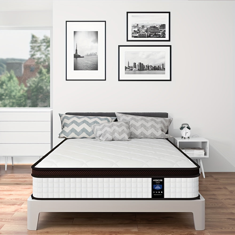 12 inch Hybrid Mattress, Memory Foam and Pocket Spring Mattress