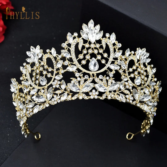 Wedding Headband Crystal Bridal Crowns and Tiaras Hair Jewelry Accessories Women Rhinestone Headwear