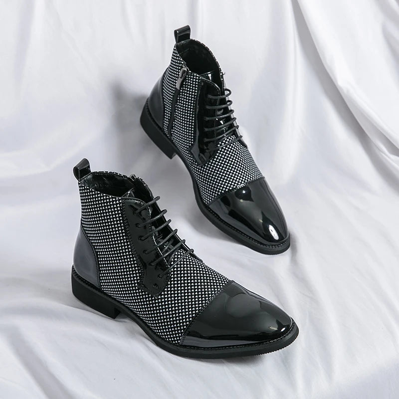 Men's Comfortable Casual Shoes New Fashionable Formal Shoes Non-slip Dress Shoes