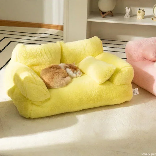 Luxury Dog Bed Sofa Super Soft Pet Sleeping Cushion Detachable Non-slip Dog Bed Puppy Kitten Sleeping Supplies Para Gatos