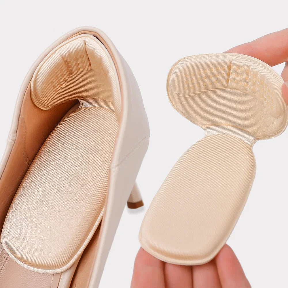 3pairs Women Shoes Insoles Adjustable Size Antiwear Feet Pad High Heels Back Sticker Pain Relief Protector Cushion Back Sticker