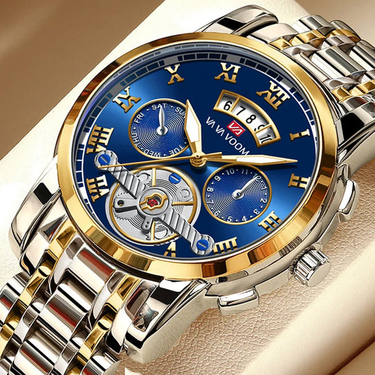 "2024 Men's Luxury Imitation Quartz Sports Watch - Luminous Wristwatch for Men"