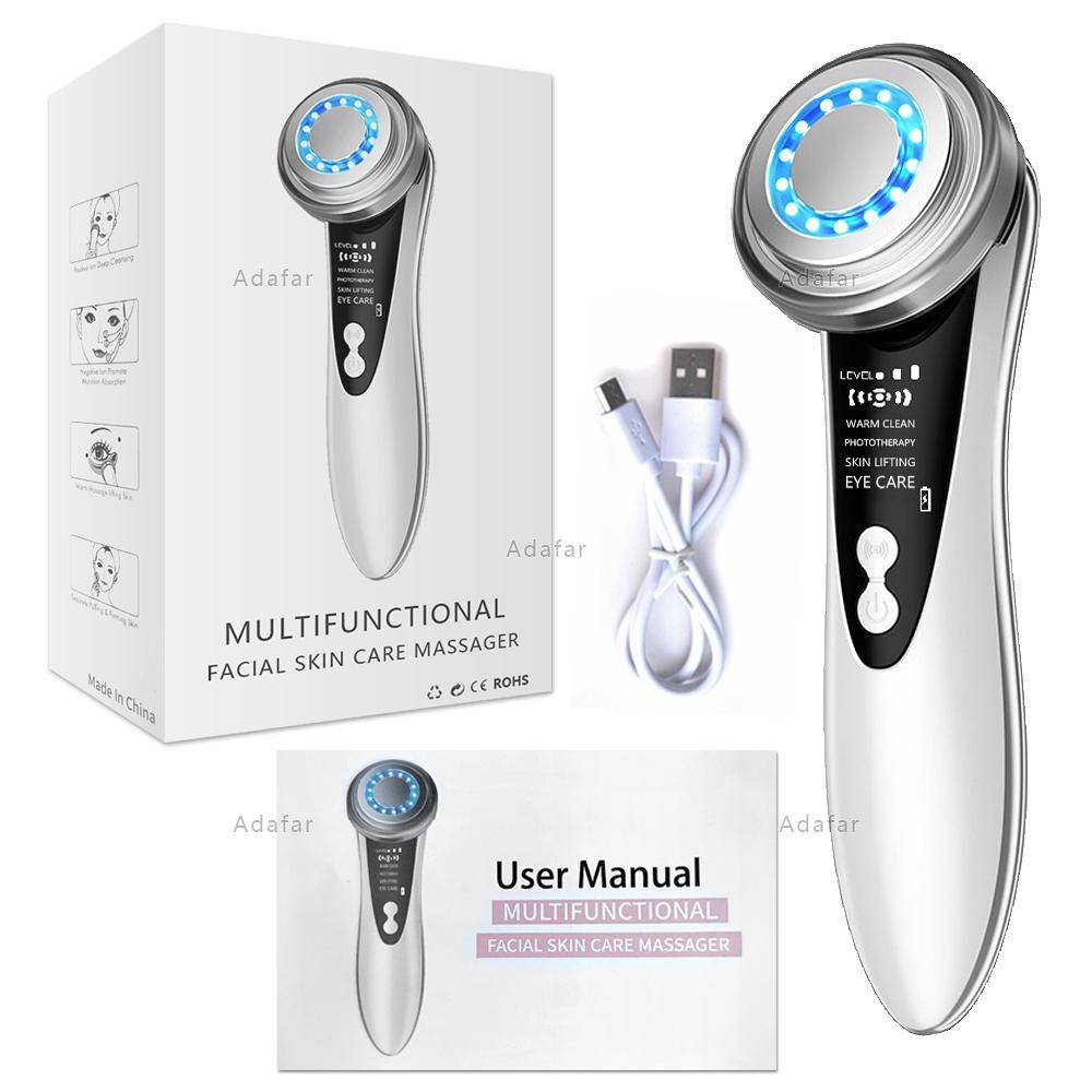 Ultrasonic Anti Aging Wrinkle Remover Facial Lift Machine Photon Therapy Treatment .