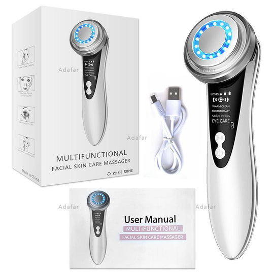 Ultrasonic Anti Aging Wrinkle Remover Facial Lift Machine Photon Therapy Treatment .