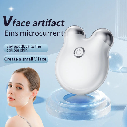 Mini Micro Current EMS Beauty Instrument Portable Rollers Face Slimming Massager EMS Delicate Contour Lifting Firming Skin Care