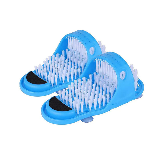 "1PC Spa Shower Foot Scrubber and Massager: Exfoliating Cleaner Slipper Tool for Bathroom - Bath Foot Brush to Remove Dead Skin"