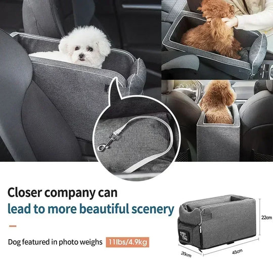 Portable Cat Dog Bed Travel Central Control Car Safety Pet Seat Transport Dog Carrier Protector For Small Dog Chihuahua Teddy