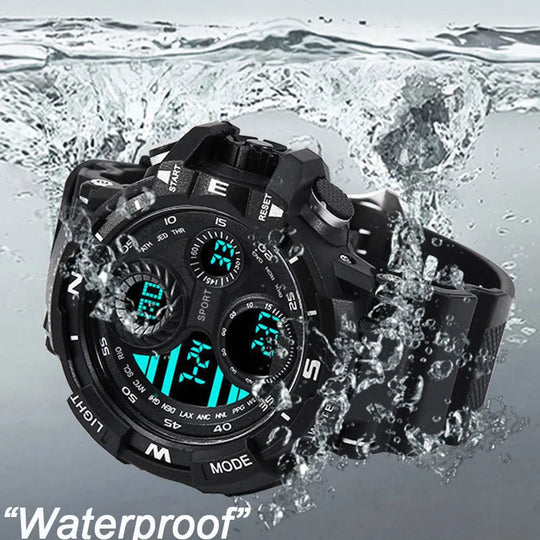 Military Digital Watch for Men Outdoor Men's Sports Watches Clock Waterproof Luminous Chronograph Student Electronic Wristwatch