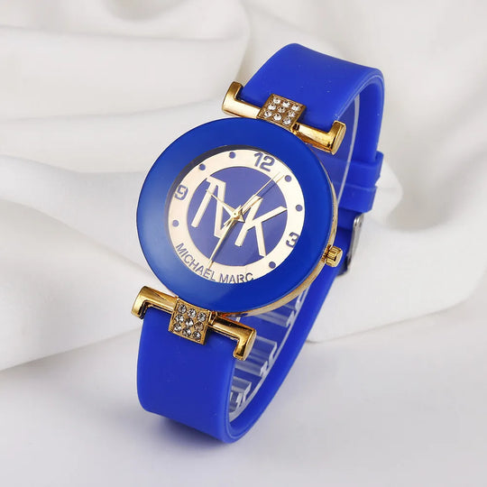 UTHAI W28 Women's Fashion Quartz Watch Light Luxury Diamond Silicone Band Dress Watch Clock