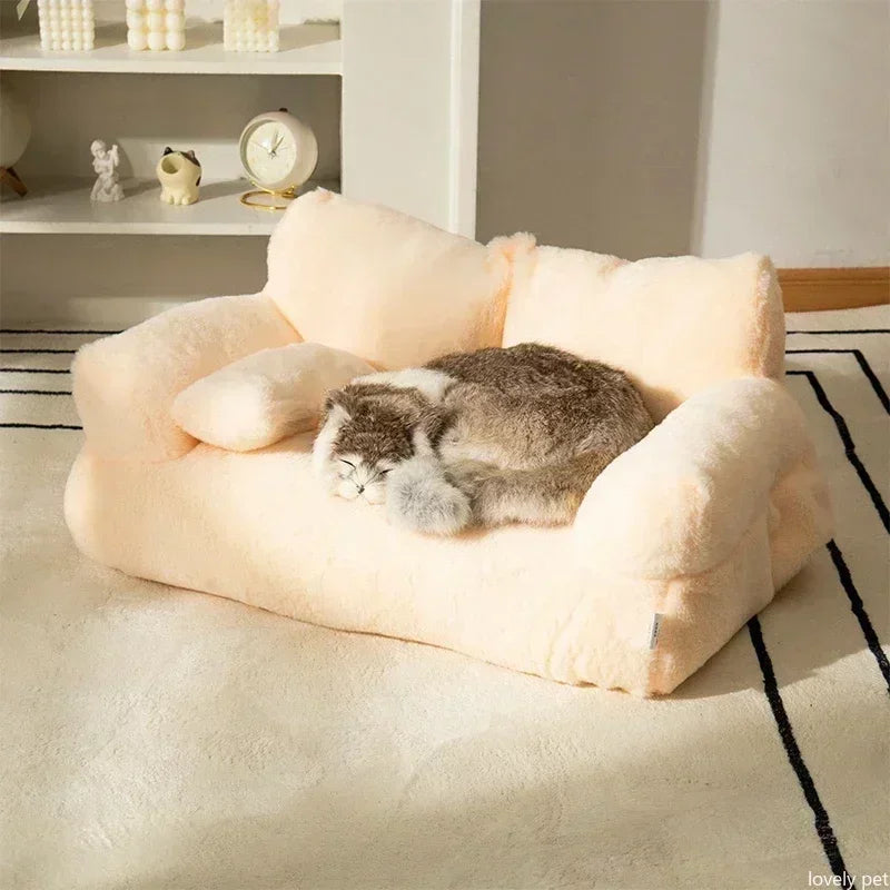 Luxury Dog Bed Sofa Super Soft Pet Sleeping Cushion Detachable Non-slip Dog Bed Puppy Kitten Sleeping Supplies Para Gatos