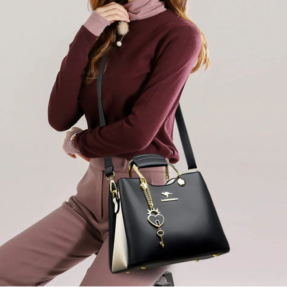 2024 Dawn Jones Trendy New Fashion Designer Women's Tote Bag High Quality Soft Leather Ladies Shoulder Crossbody Bags Large Capacity Handbag