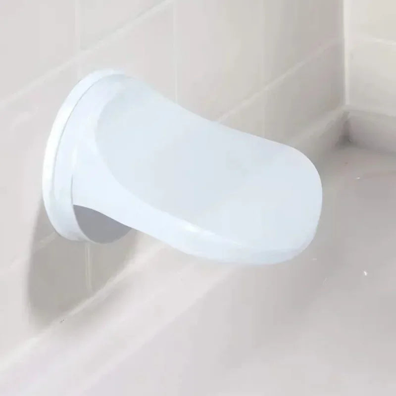 "Shower Foot Rest with Suction Cup: Non-Slip Bathroom Pedal for Shaving and Washing Feet - Leg Step Aid and Grip Holder"