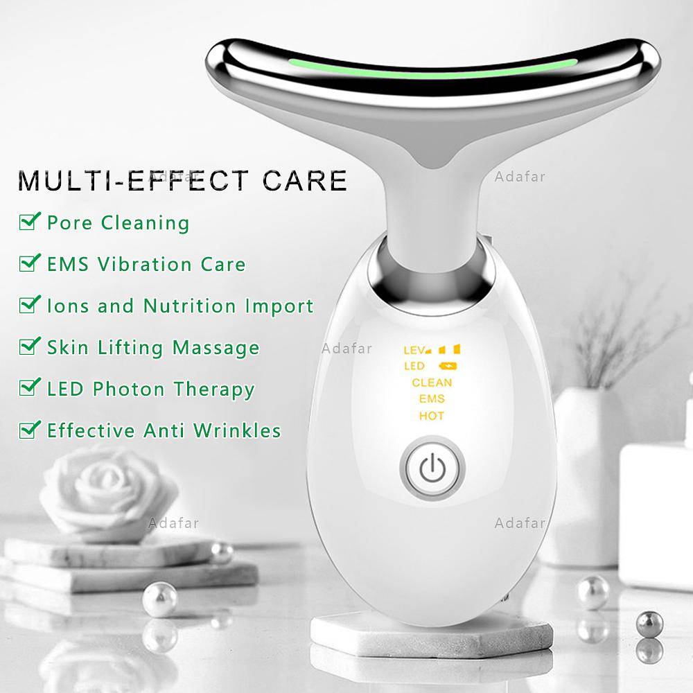 Ultrasonic Anti Aging Wrinkle Remover Facial Lift Machine Photon Therapy Treatment .