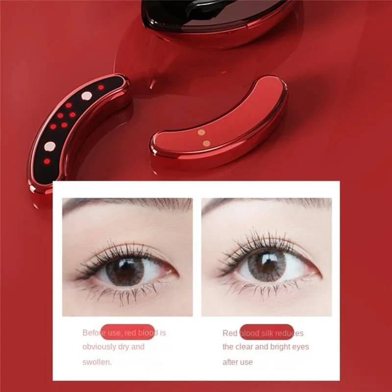 Mini Eye Beauty Device EMS Micro Current Eye Massager Anti Aging Dark Circle Therapy Eye Care Tool