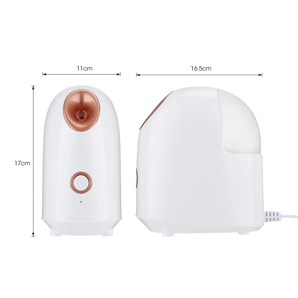 Nano Ionic Facial Steamer: Hot Mist Home Sauna SPA & Humidifier for Deep Moisturizing and Pore Unclogging - Suitable for Men and Women