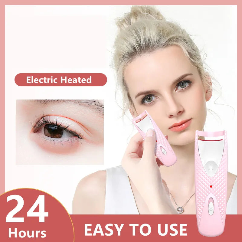 Electric Heated Eyelash Curler Long Lasting Eyelash Makeup Tools Eyelash Curling Tools Makeup tools