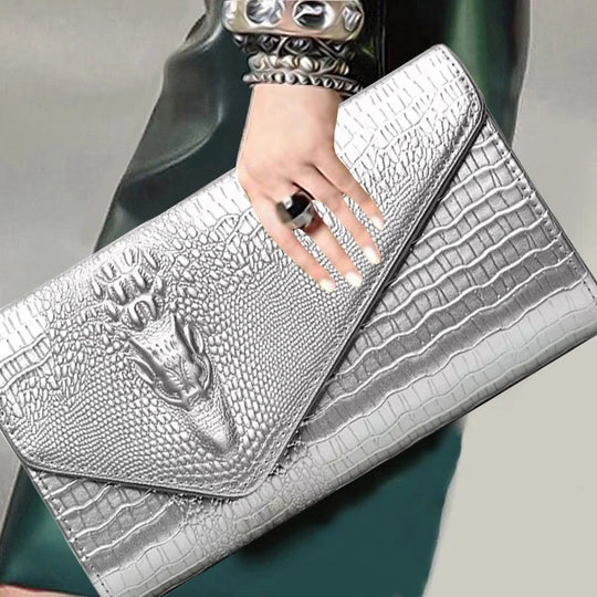 European America Fashion Silver Women's Bag Luxury Shoulder Bags Travel Crossbody Bags for Woman 2024 New Chain Handbags Purses