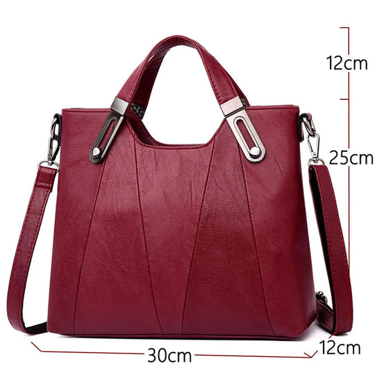 Luxury Designer Women's  Leather Handbags - Elegant Crossbody and Shoulder Tote Bags for Ladies