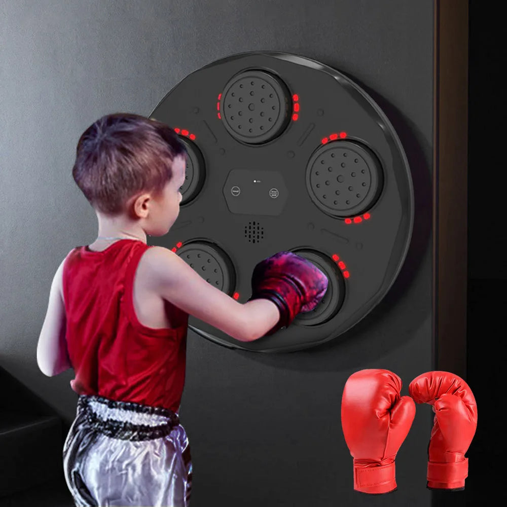 Smart Music Boxing Machine for Kids and Adults Sandbag Boxing Sports Training Agility Reaction Punching Boxing Accessories Equipment