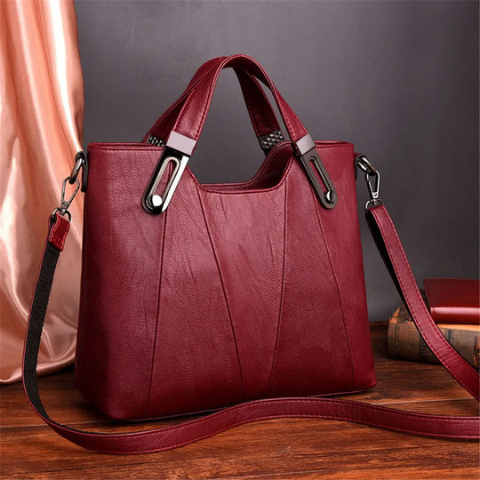 Luxury Designer Women's  Leather Handbags - Elegant Crossbody and Shoulder Tote Bags for Ladies