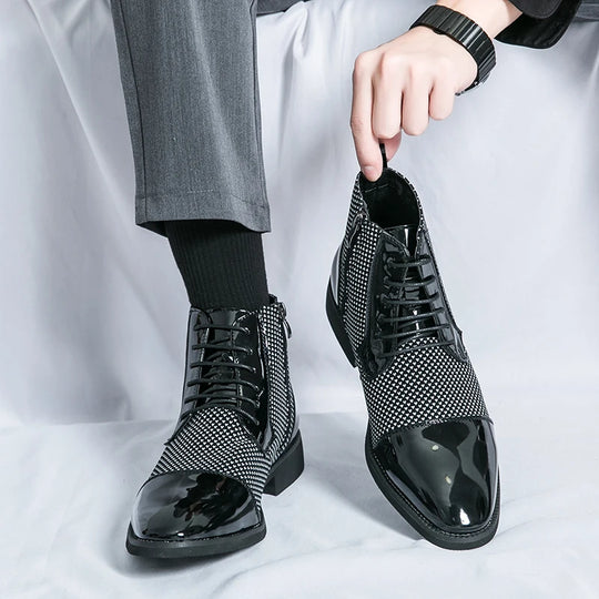 Men's Comfortable Casual Shoes New Fashionable Formal Shoes Non-slip Dress Shoes