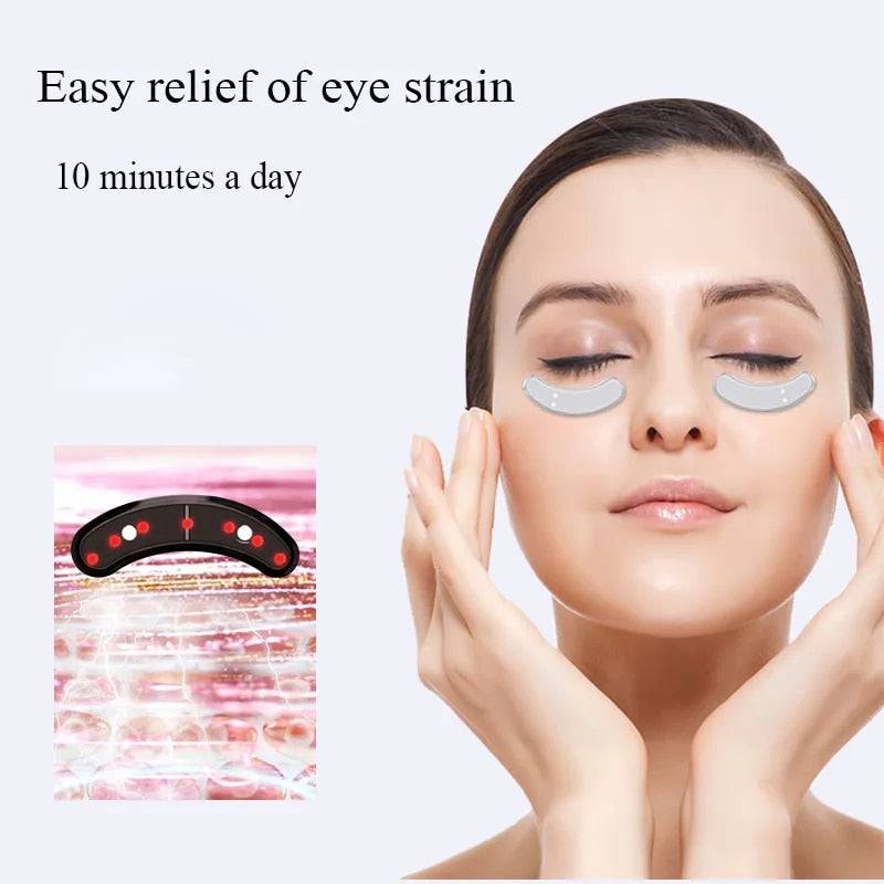 Mini Eye Beauty Device EMS Micro Current Eye Massager Anti Aging Dark Circle Therapy Eye Care Tool