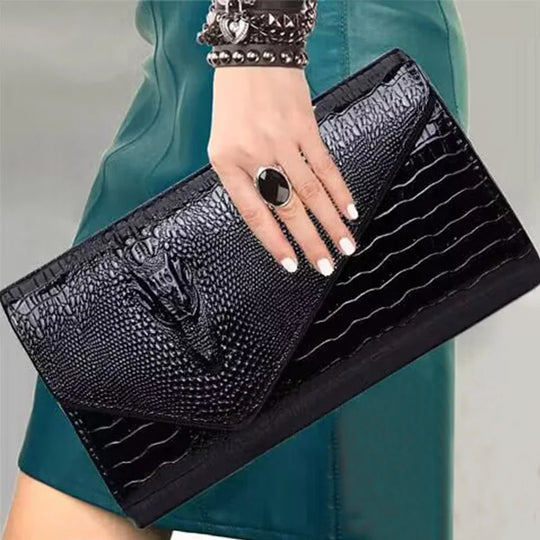 Fashion Small Shoulder Crossbody Bags for Women 2024 New Crocodile Leather Shoulder Bag Female Casual Chain Handbags