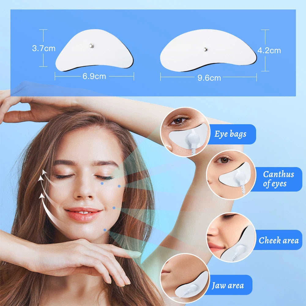 EMS Facial Massager Eye Face Lift Skin Tightening Anti-Wrinkle V-Shaped Face Muscle Stimulator Beauty Devic