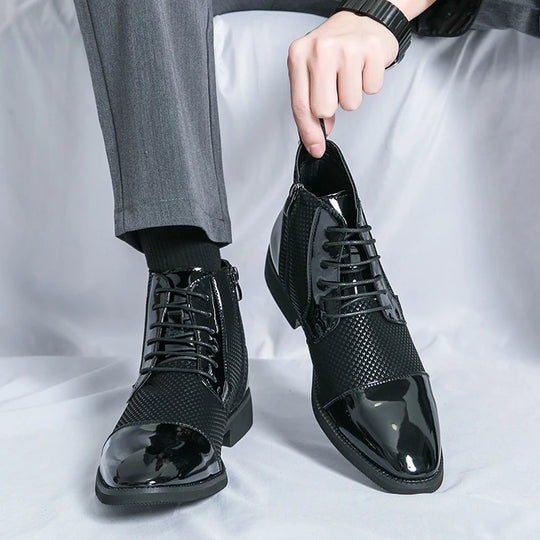 Men's Comfortable Casual Shoes New Fashionable Formal Shoes Non-slip Dress Shoes