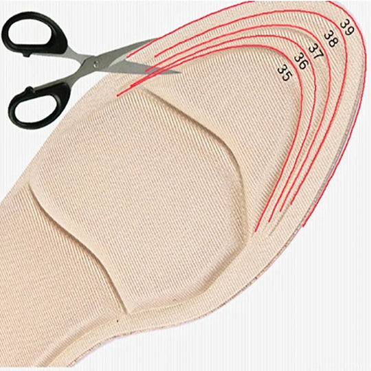 7 In 1 Soft Memory Foam Insoles High-heel Shoes Insoles Anti-slip Cutable Insole Comfort Breathable Foot Care Massage Shoe Pads