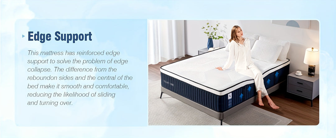 DIGLANT 14 Inch Hybrid Mattress, Medium Plush, Pressure Relieving, CertiPUR-US Certified