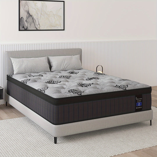 Viscountess Mattress 12"14" Gel Memory Foam Hybrid Pocket Spring Twin Full Queen King Mattress In A Box Medium Firm