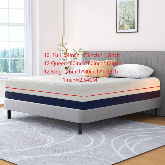 14 Inch Gel Memory Foam Mattress, Medium Firmness, Perfectly Fits Your Body, Queen Mattress, King Mattress, Furniture Mattresses