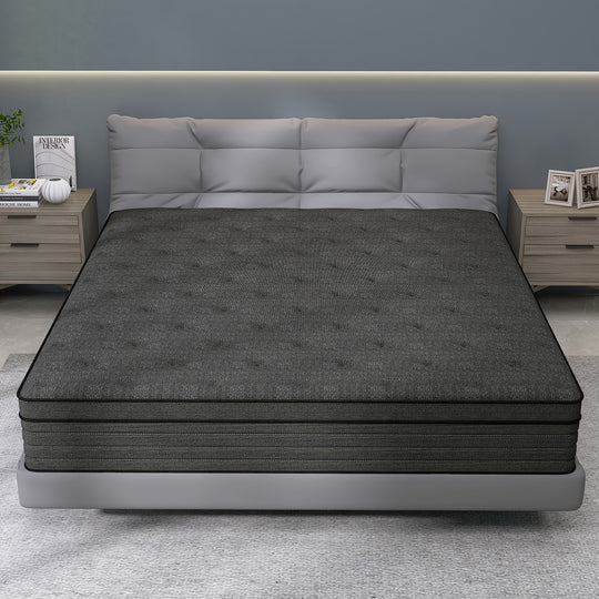 12" 14" Twin Full Queen King Hybrid Mattress Gel Memory Foam Mattresses Pocket Springs In A Box