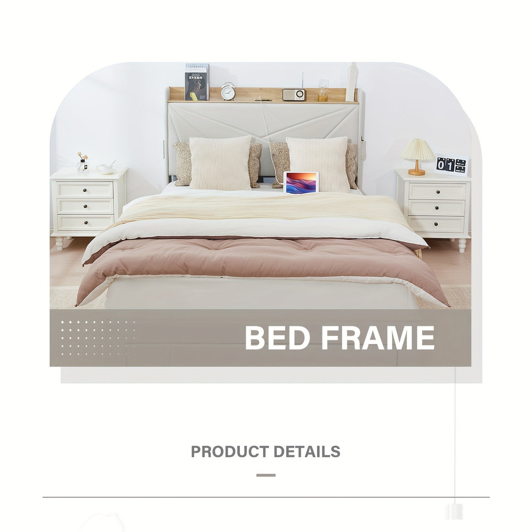 Bed Frame Full Size With Headboard