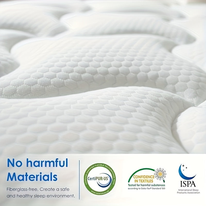 Queen Rose Mattress, Motion Isolation, Independent Spring Support, High-Density Foam