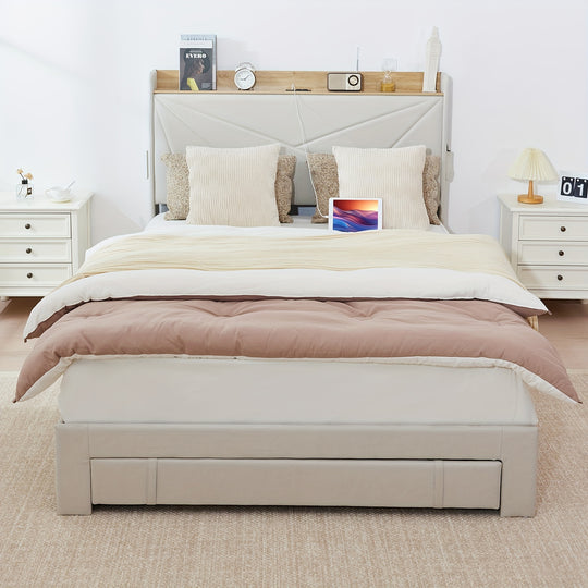 Bed Frame Full Size With Headboard